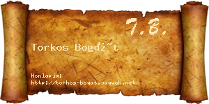 Torkos Bogát névjegykártya